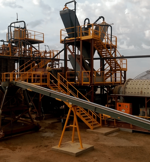 Design, engineering, fabrication, machining, abrasive blasting, protective coating, construction, commissioning, operation and maintenance of modular process plant.