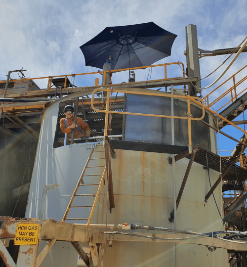 On site repair of CIL tanks.